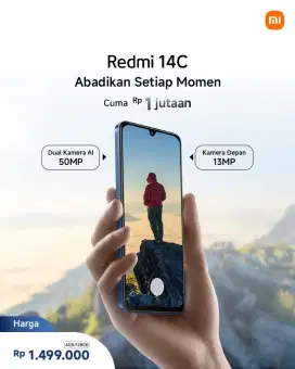 Redmi 14c NFC harha 1jutaan TERLARIS! COD GASKUY