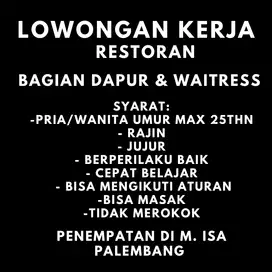 LOWONGAN KERJA DI RUMAH MAKAN