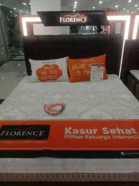 KREDIT KASUR FLORENCE 1 SET BUNGA RINGAN FREE 1-2X CICILAN