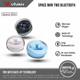 VIVAN Space Mini TWS Bluetooth Wireless Earbud Earphone Headset Gaming