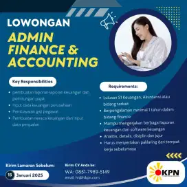 Admin Finance and Accounting