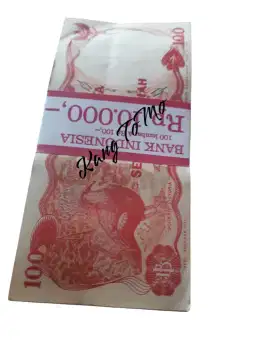 1 gepok uang kuno 100 Goura victoria 1984 urut