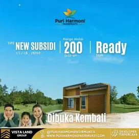 Rumah subsidi pemerintah by puri harmoni pasir mukti citeureup