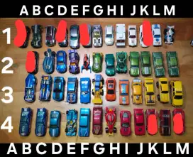 Diecast Mobil Hot Whees satuan bisa pilih