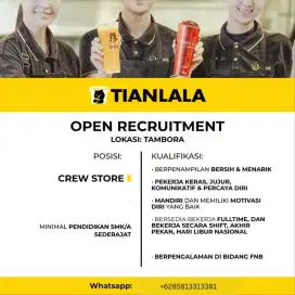 Crew Store / Crew Outlet / Karyawan Toko