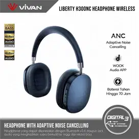 VIVAN Liberty H300 NC Headphone Bluetooth Wireless ANC Headset Gaming