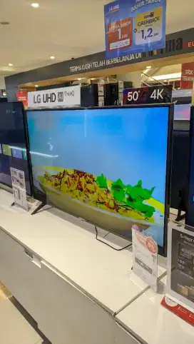 LG LED SMART TV 4K 50 inch Cicilan mudah cukup bawa KTP