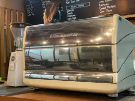 mesin kopi simonelli appia 2 volumetric & grinder mazzer luigi