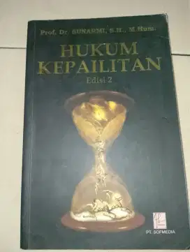 Buku, hukum kepailitan edisi 2, sunarmi, 2010