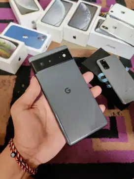 Google Pixel 6 Global imei beacukai 
-stormy black