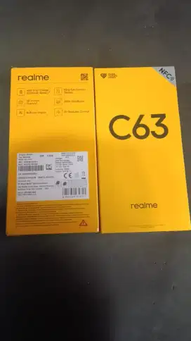 jual hp realme c63 masih di dus belum dibuka edisi slh beli