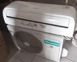 Ac bekas hisense r32 1/2pk+ pasang garansi