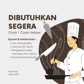 Cari Cook / Cook Helper Resto di Cimahi