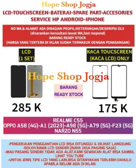 Baterai-Touchscreen-LCD Oppo A98 (5G)-A79 (5G)/F23 (5G)-NARZO N55