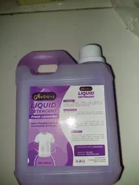 DETERGENT BAJU CAIR 1 LITER HARUM DAN BERSIH, MANUAL/MESIN BISA