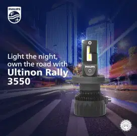 Lampu LED Mobil Philips Ultinon Rally - 50 Watt - H4