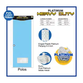 Pintu Kamar Mandi PVC Platinum