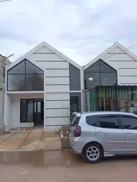 Rumah di depok cuma 165 jt bangunan 1 lantai setengah bebas banjir
