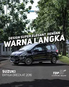 FREE E-TOLL 1JUTA ERTIGA DREZA MATIC AT 2016 SUZUKI ERTIGA METIC MBCRS