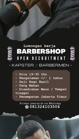 Loker Loker Barberman/ Kapster