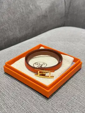 Dijual: Hermès Behapi Double Tour Bracelet Asli