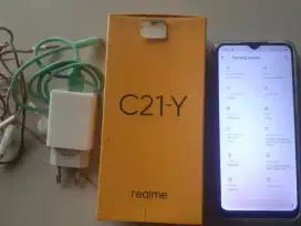 Hp Realme C21y ram 4/64 fullset Hp Bekas Murah Lengkap COD Cimahi