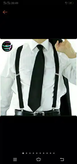 1 Paket  = Suspender + Dasi Formal