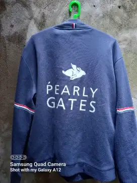 Pearly Gates Sweater Size XL,bahan lembut nyaman,mulus warna biru aman