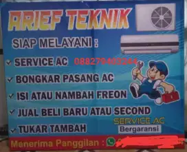 Arief teknik...Service AC, pasang bongkar pasang ac dan amanah