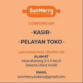 Lowongan Kasir & Pelayan Toko