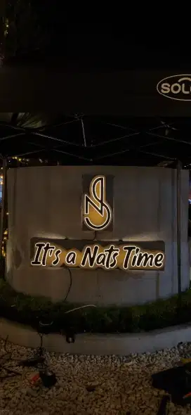 Led sign neonbox led box custom huruf timbul