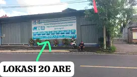 Tanah 20 are & Gudang  di utama Cokroaminoto  Denpasar