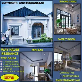 RUMAH MURAH CAHAYA KEDATON WAY HALIM DEKAT KAMPUS TEKNO HARGA PROMO