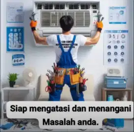 Service Ac,Mesin Cuci,Kulkas,Pompa Air dan Bongkar Pasang AC.