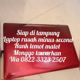 Laptop second minus siap tampung tawarkan
