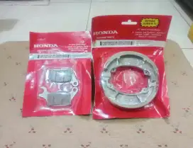 Kampas Rem Set Honda Vario dan Beat Fi