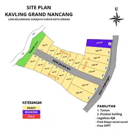 TANAH KAVLING RUKO DI NANCANG DEKAT SMAN 2 KOTA SERANG