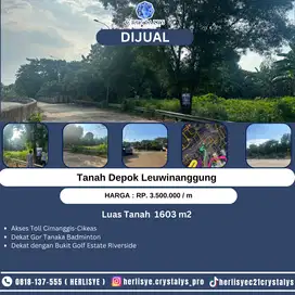 Dijual Tanah di Depok Leuwinanggung, Lokasi Sangat Strategis