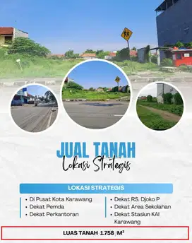 DIJUAL TANAH DARAT STRATEGIS DI TENGAH KOTA KARAWANG