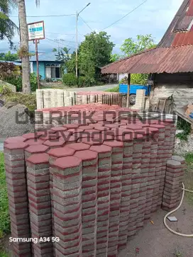 Pavingblock / pavingblok / Paving blok Press mesin Padang