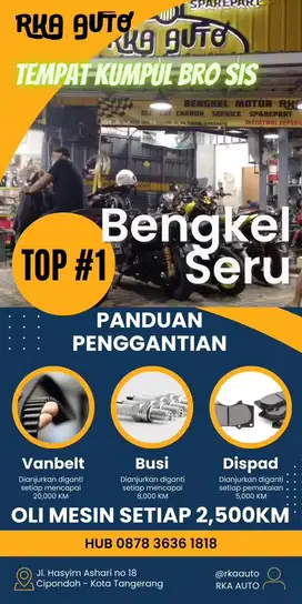 DIBUTUHKAN MEKANIK MOTOR BERPENGALAMAN - AREA CIPONDOH