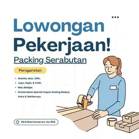 Lowongan Kerja Serabutan & packing