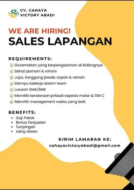 Lowongan Sales Marketing