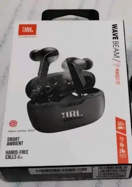 JBL Wave Beam (Hitam) & JBL Quantum 50 Gaming