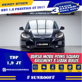 [Dp Ringan] Honda HRV 1.8 Prestige SUV AT 2017 HITAM