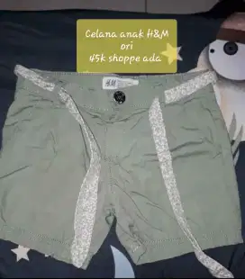 Celana Pendek anak cewek h&m