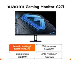 Monitor  GAMING XIAOMI G27i (27 INCHI) 165Hz IPS- AMD FreeSync Premium