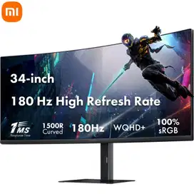 MONITOR GAMING  XIAOMI G34WQi  34/ CURVED/ 180Hz/ IPS/ BARU/ SRGB