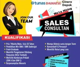 Loker Lowongan Kerja Sales otomotif Mobil Tunas Daihatsu