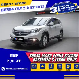 [Dp 2,9 Jt] Honda CRV 2.0 SUV AT 2013 Putih